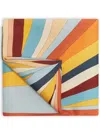 La Doublej Rainbow Rays Linen Tablecloth (270cm) In Gelb