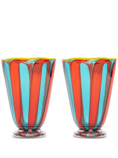 La Doublej Glassware Multicolor Uni