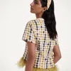 La Doublej Rapunzel Headband In Iris Yellow