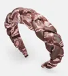 La Doublej Rapunzel Jacquard Headband In Pattern