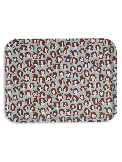 LA DOUBLEJ RECTANGULAR PRINTED TRAY