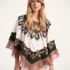La Doublej Reversible Mini Poncho