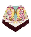 La Doublej Reversible Mini Poncho Top In Multi