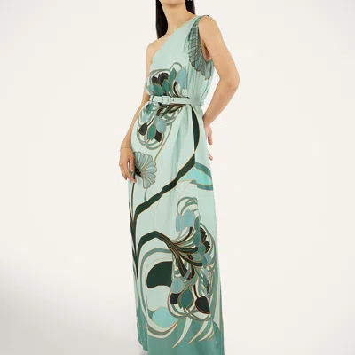 La Doublej Roy Dress In Green