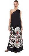 La Doublej Roy Dress In Medallion Placée