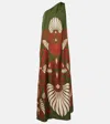 La Doublej Roy Graphic-print Maxi Dress In Multicoloured