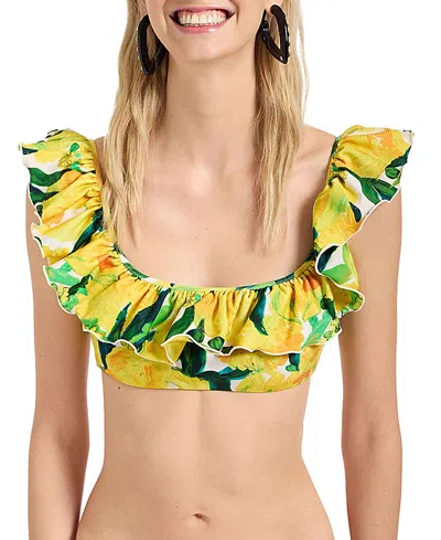 La Doublej Ruffle Bikini Top