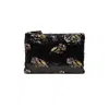 La Doublej Ruffle Pochette In Mayfair Black
