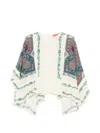 La Doublej Ruffled Printed Top In Neutral