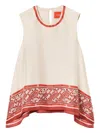 La Doublej San Carlo Top Sleeveless Shirt In Sand