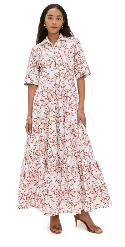 La Doublej San Pietro Dress Fern In Green