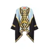 La Doublej Foulard Geometric-print Shirt In Black