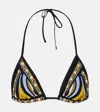 La Doublej Triangle Bikini Top Sanctuary Placee In Multi