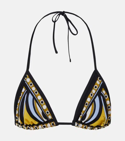 La Doublej Triangle Bikini Top Sanctuary Placee In Multi