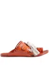 La Doublej Sandy Slides In Orange