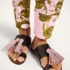 La Doublej Sandy Slides In Black