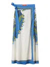 La Doublej Flipper Skirt Chakra Placee In Chakra Placée Multicolor