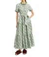 La Doublej Long And Sassy Dress In Fans Mint