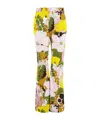 La Doublej Saturday Night Flared Trousers In Multi