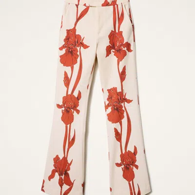 La Doublej Saturday Night Pants In Iris Dark Orange
