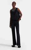 La Doublej Saturday Night Pants In Sylph Jacquard Black