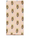 La Doublej Scarab-print Linen Napkins (set Of Two) In Pink