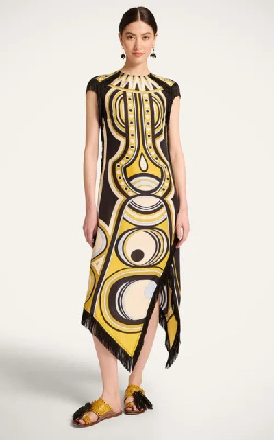 La Doublej Scarf Dress In Multi