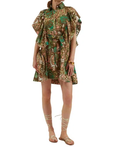 La Doublej Scooter Dress In Anemone Pink In Multi