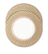 La Doublej Odysseus Dinner Plate In Brown