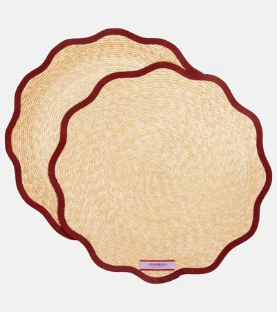 La Doublej Set Of 2 Placemats