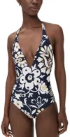 La Doublej Sexy One Piece Swimsuit Selva In Multi