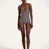 La Doublej Sexy One Piece Swimsuit Pesciolini In Black