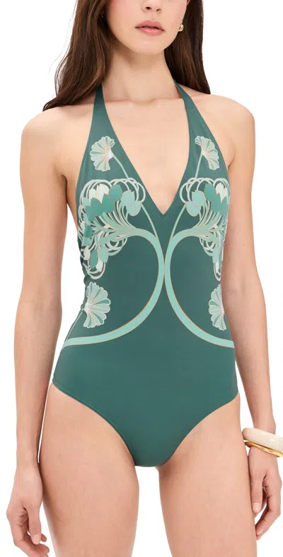 La Doublej Sexy Swimsuit Blooming Tulip Placée In Multi