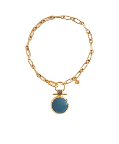 La Doublej Shen Loop Necklace In Gold