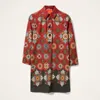 La Doublej Short Artemis Dress Nucleus Placee Rust In Red