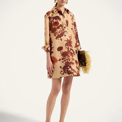 La Doublej Short Artemis Dress In Neutral
