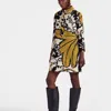 La Doublej Artemis Dress In Marea Black & White