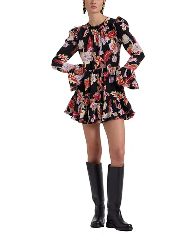LA DOUBLEJ LA DOUBLEJ SHORT VISCONTI DRESS CREPE DE CHINE