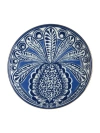 La Doublej Side Plate Big Pineapple Blue In Blue