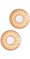 La Doublej Side Plates Set Of 2 In Apollo