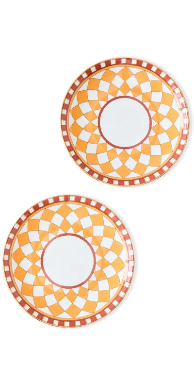 LA DOUBLEJ SIDE PLATES SET OF 2 APOLLO