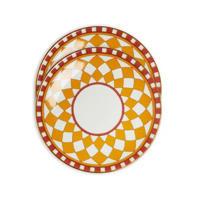 La Doublej Side Plates Set Of 2 In Apollo Yellow