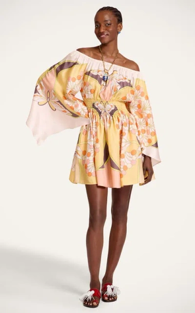 La Doublej Sienna Mini Dress In Yellow