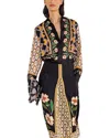 La Doublej La Double J Graphic Print Silk Boy Shirt In Dazed Plac