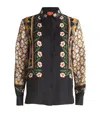 La Doublej La Double J Graphic Print Silk Boy Shirt