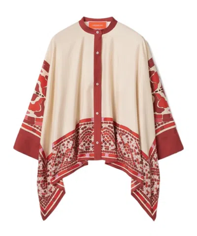 LA DOUBLEJ SILK FOULARD SHIRT