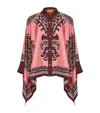 La Doublej Pattern Printed Shirt In Oltrarno Placée Pink