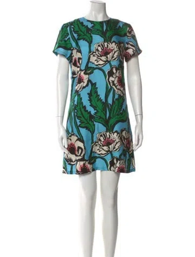 Pre-owned La Doublej Silk Knee-length Dress In Multi