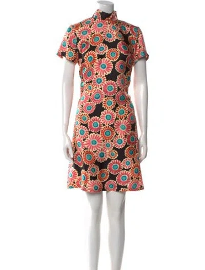 Pre-owned La Doublej Silk Knee-length Dress In Multi