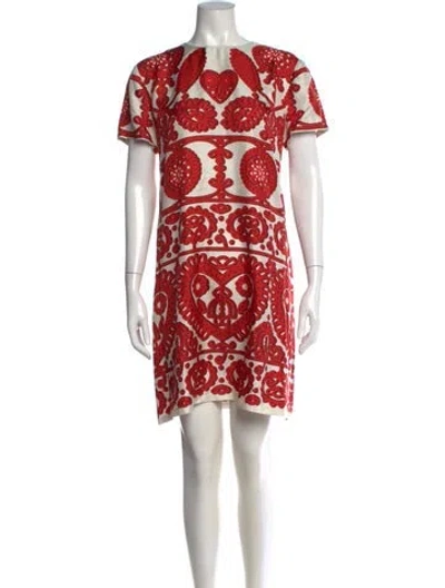 Pre-owned La Doublej Silk Knee-length Dress In Neutral